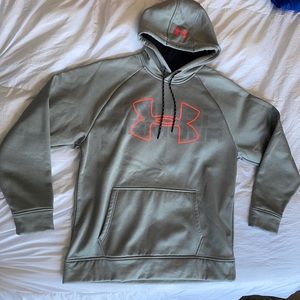 Under Armour, gray hoodie